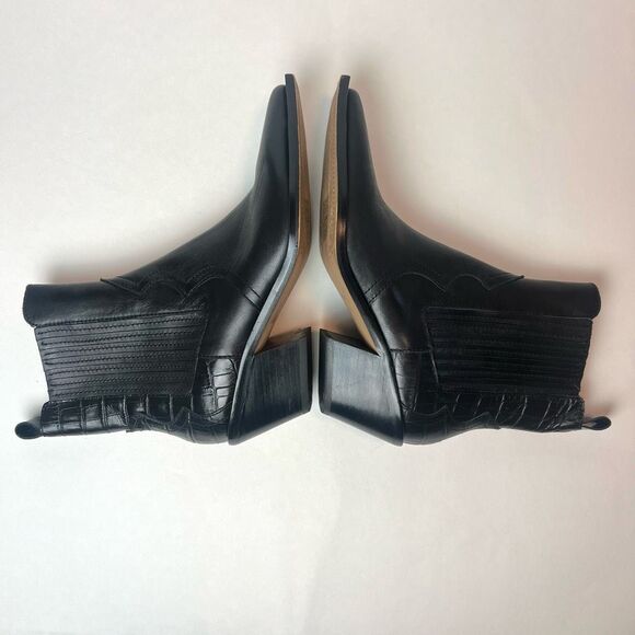 Dolce Vita Black Ankle Boots - Picture 8 of 10